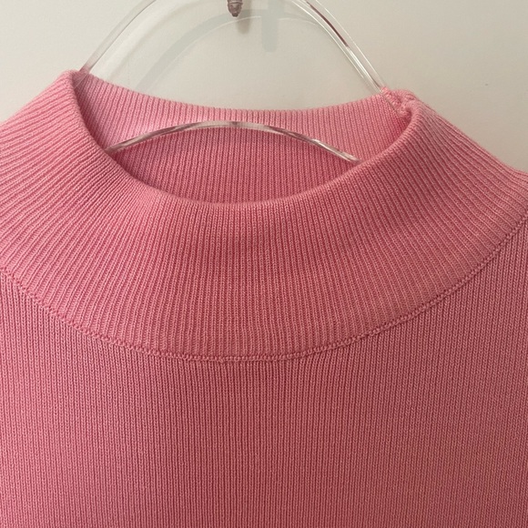 Fashion Nova Barbie Pink Knit Dress Mock Neck - Picture 9 of 11